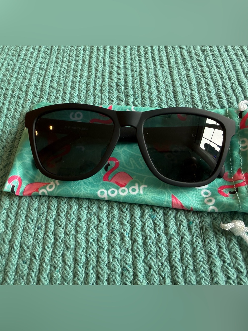 Goodr Men’s Black Sunglasses - Classic Matte Black